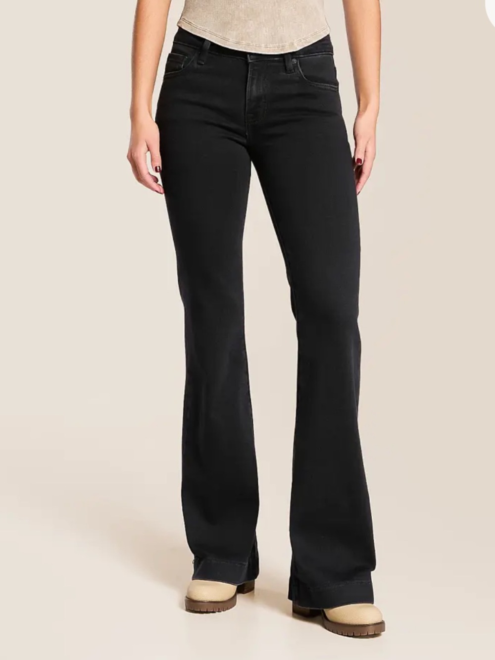 Hidden Black Trouser Jeans